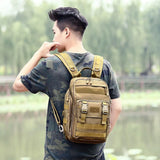 Fishing Tackle Backpack Storage Bag Shoulder Fishing Gear Bags Outdoor Backpack - Black - Extra Image
