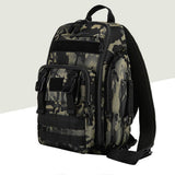 Fishing Tackle Backpack Storage Bag Shoulder Fishing Gear Bags Outdoor Backpack - Black