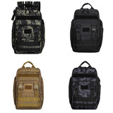 Fishing Tackle Backpack Storage Bag Shoulder Fishing Gear Bags Outdoor Backpack - Black - Front View