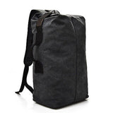 Large Capacity Travel Backpack for Men Outdoor Sports Bag Canvas Rucksack - Khaki-Small - Extra Image