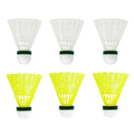 6PCS Nylon Badminton Shuttlecocks Durable High Speed for Training