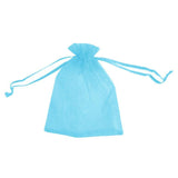 50PCS Organza Bag Sheer Bags Jewellery Wedding Candy Packaging Sheer Bags 13*18 cm - Rose Red/50PCS - Extra Image