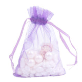 50 pcs Organza Bag Sheer Bags Jewellery Wedding Candy Packaging Sheer Bags 7*9 cm - Pink/50PCS