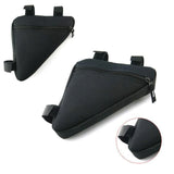 Sporting Accessories Bike Cycling Triangle Bag Front Frame Bicycle Black Pouchau - Side View