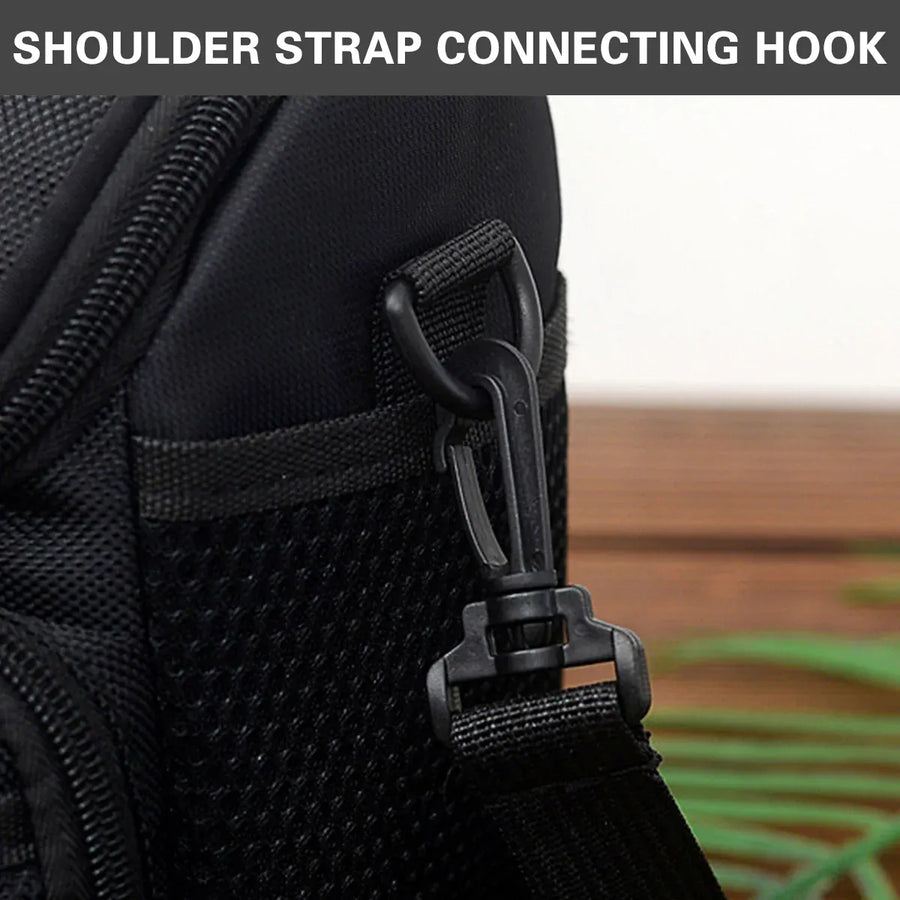 Shoulder Camera Bag Durable with Multi-Compartment for DSLR SLR Use 14x12x17cm