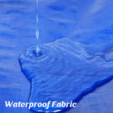 Waterproof Drawstring Moving Bag Large Packing Transfer Bag for Travel Storag - Blue - 45-Degree Angle