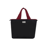 Ultra-Light Foldable Large Capacity Portable Shopping Bag with Drawstring Mouth - Ginger - L - Low Angle