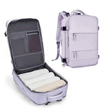 Waterproof Travel Backpack Outdoor Sports Shoulder Bag Hiking Camping Daypack - Grey