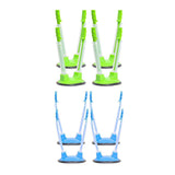 8PCS Kitchen Bag Holder Stand Plastic Storage Rack Food Storage Bag Organizer