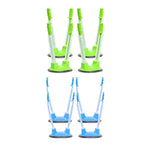 8PCS Kitchen Bag Holder Stand Plastic Storage Rack Food Storage Bag Organizer