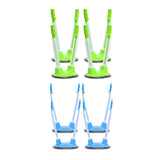 8PCS Kitchen Bag Holder Stand Plastic Storage Rack Food Storage Bag Organizer - Front View