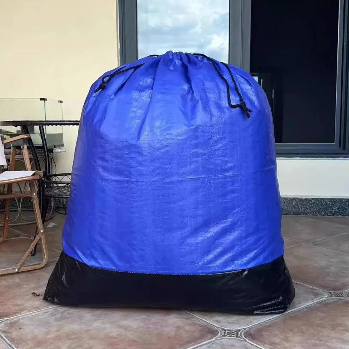 Waterproof Drawstring Moving Bag Large Packing Transfer Bag for Travel Storag - Orange
