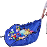 150cm Play Mat Bag Portable Toy Storage Organizer with Drawstring Closure - Purple - 45-Degree Angle