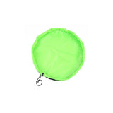 150cm Play Mat Bag Portable Toy Storage Organizer with Drawstring Closure - Purple