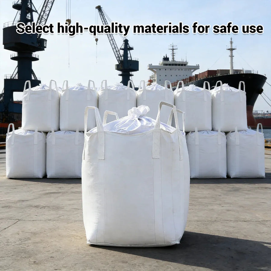 White Woven Bulk Ton Bag Industrial Container Packaging Bag