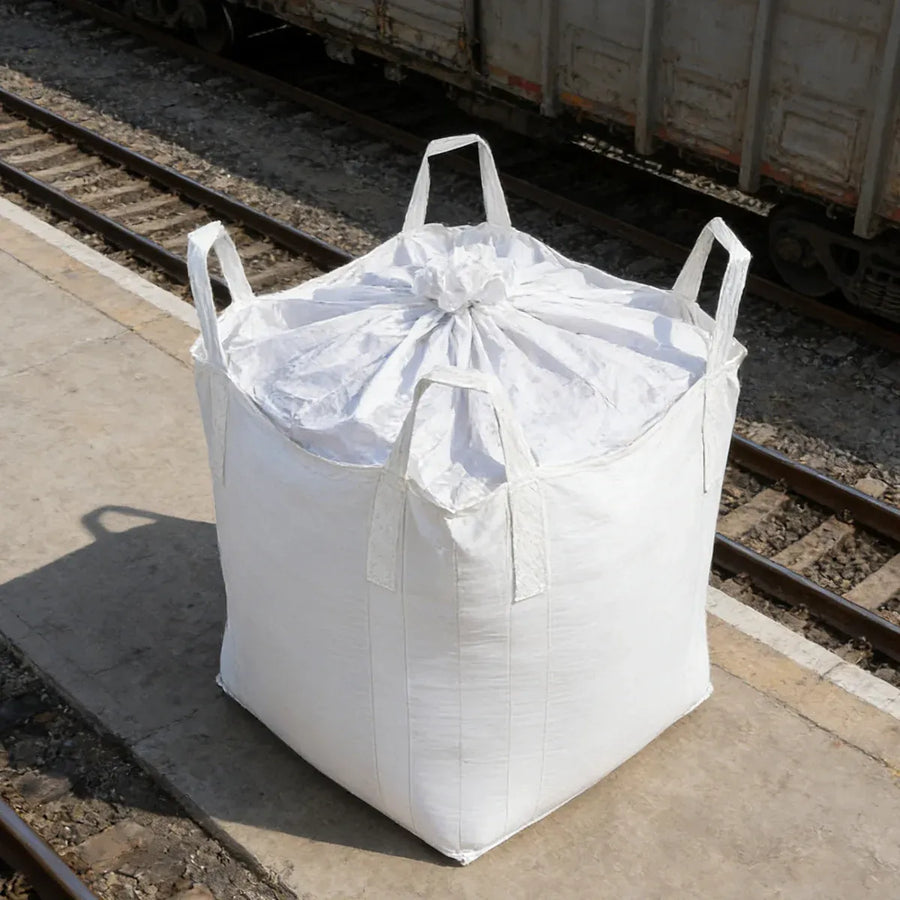 White Woven Bulk Ton Bag Industrial Container Packaging Bag