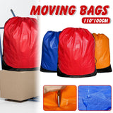 Waterproof Drawstring Moving Bag Large Packing Transfer Bag for Travel Storag - Red