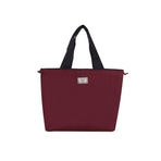 Ultra-Light Foldable Large Capacity Portable Shopping Bag with Drawstring Mouth - Red - L