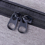 Large Capacity Multi-Layer Document Ticket Storage Bag Certificate File Organize 3 Layers With Lock - Grey 3 Layers With Lock-D1 - 45-Degree Angle