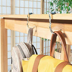 Portable Folding Purse Hook Table Hanger for Handbags Bags Storage