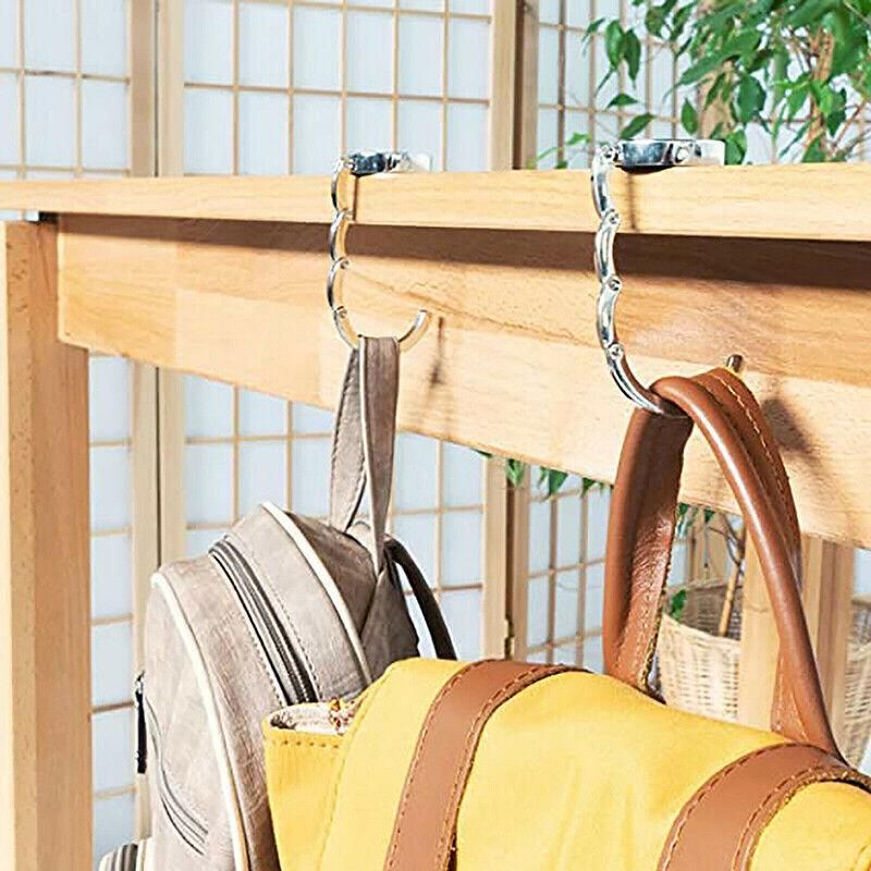 Portable Folding Purse Hook Table Hanger for Handbags Bags Storage