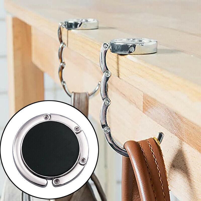 Portable Folding Purse Hook Table Hanger for Handbags Bags Storage
