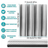 Non-stick French Baguette Pan Bread Baking Mould Loaves Mold Cooking Steel Tray - Side View