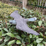 Garden Eagle Rodent and Bird Scaring Simulation Eagle Outdoor Decoration Yard - Top-Down View