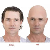 Bald Cap Head Costume Accessory for Halloween Party and Cosplay - Close-Up Angle