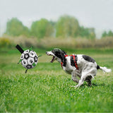 Interactive Pet Football Dog Toys Grab Tabs Outdoor Training Soccer Chew Balls - Side View