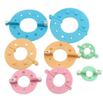 8Pcs Pompom Maker Kit 3.5/5.5/7/9Cm 4 Sizes Knitting L-Oom Diy Pom Pom Maker