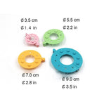 8Pcs Pompom Maker Kit 3.5/5.5/7/9Cm 4 Sizes Knitting L-Oom Diy Pom Pom Maker