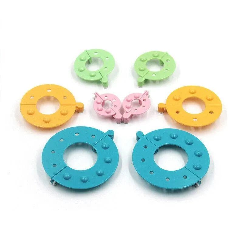 8Pcs Pompom Maker Kit 3.5/5.5/7/9Cm 4 Sizes Knitting L-Oom Diy Pom Pom Maker