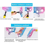 32 Inch Number Foil Balloons Party Decor Rainbow Gradient for Birthday or Events - Colour-6