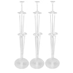 3/6/12 Set 70 Cm Balloon Column Set Upright Base Stand Holder Wedding Party Deco - 3Sets