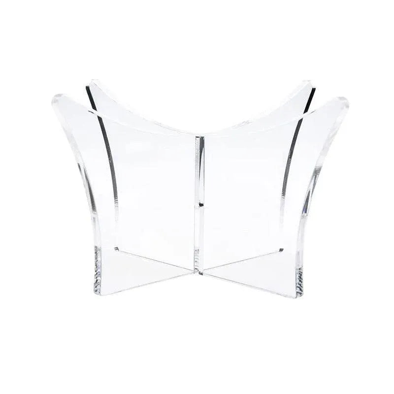 12Cm Clear Acrylic Ball Stand Holder Display Rugby Basketball Football Soccer