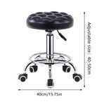 Bar Stool Swivel Height Adjustable Round Stool for Kitchen Bar Home Office