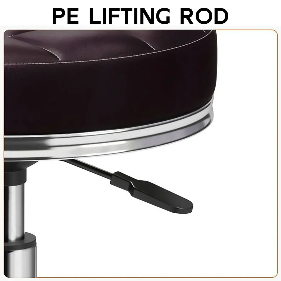 Bar Stool Swivel Height Adjustable Round Stool for Kitchen Bar Home Office