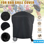 Cart Grill Cover Waterproof Protector For Weber Q200 Series 7113 Bbq Black Au