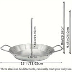 Stainless Steel Vertical Skewer Grill Pan Barbecue Kebab Rack Grill Cooking Tool