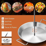 Stainless Steel Vertical Skewer Grill Pan Barbecue Kebab Rack Grill Cooking Tool - Extra Image