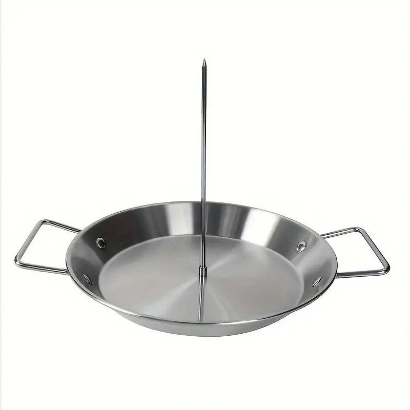 Stainless Steel Vertical Skewer Grill Pan Barbecue Kebab Rack Grill Cooking Tool