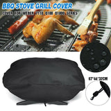 Waterproof BBQ Grill Cover for Weber Q100 Q1000 Series 67×44×32cm