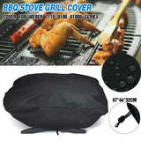 Waterproof BBQ Grill Cover for Weber Q100 Q1000 Series 67×44×32cm