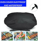 Waterproof BBQ Grill Cover for Weber Q100 Q1000 Series 67×44×32cm - 45-Degree Angle