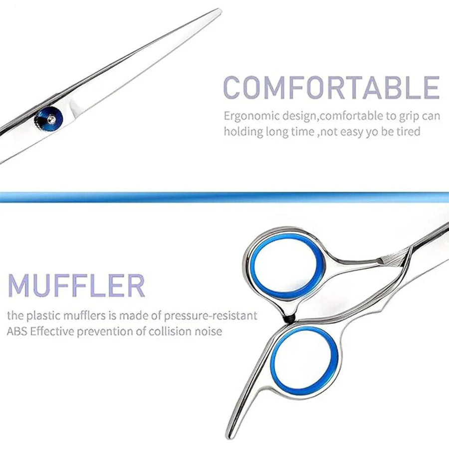 11pcs Hair Cutting Scissors Set Professional Hairdressing Scissors Barber Tools
