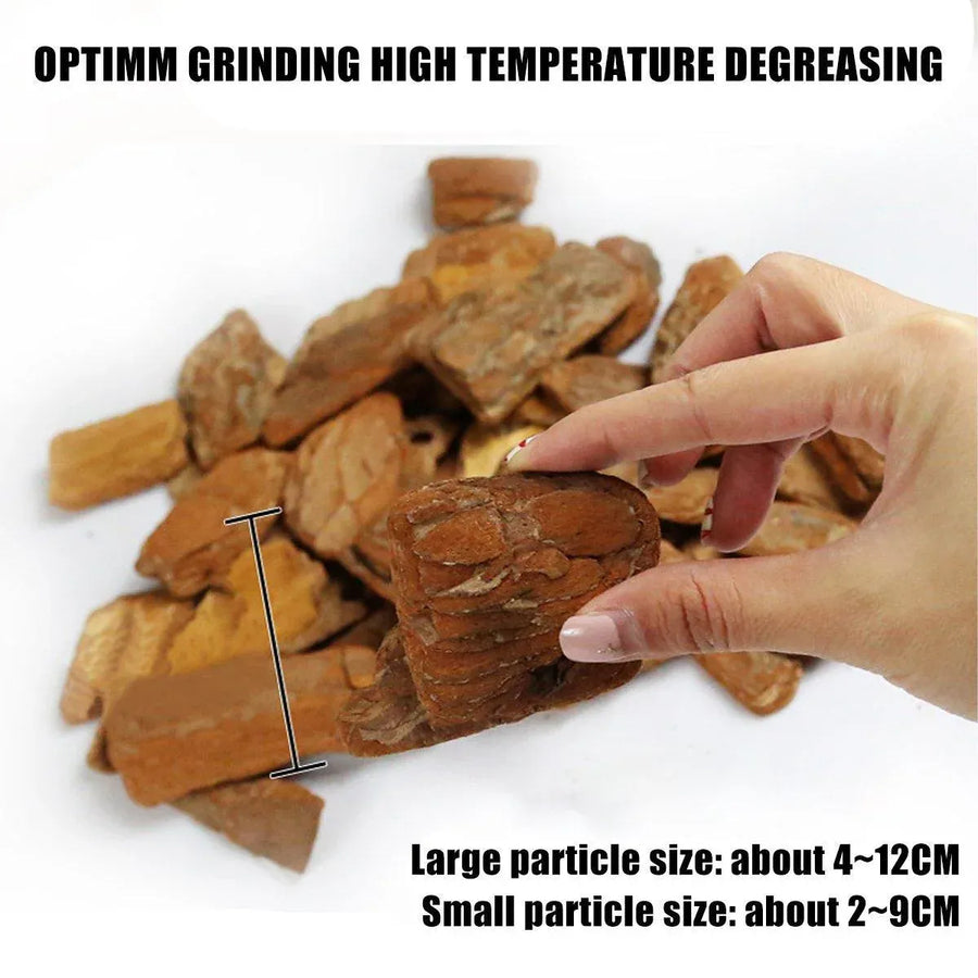 Reptile Bedding Substrate for Lizard Snake Tortoise Natural Bark Material - Small 650g