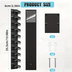 Multi Tier Wall Mounted Hat Storage Rack Cap Organizer for Baseball Hats and Cap