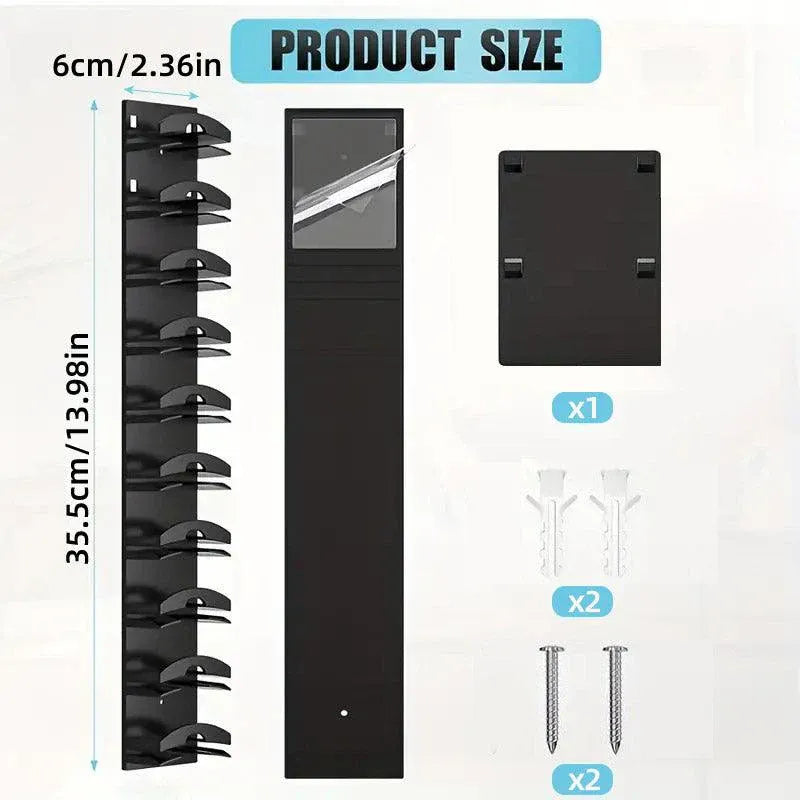 Multi Tier Wall Mounted Hat Storage Rack Cap Organizer for Baseball Hats and Cap