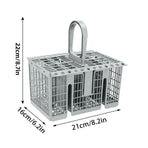 Multifunctional Dishwasher Basket Accessories Fit Hotpoint Indesit Knife And Fork Storage Basket